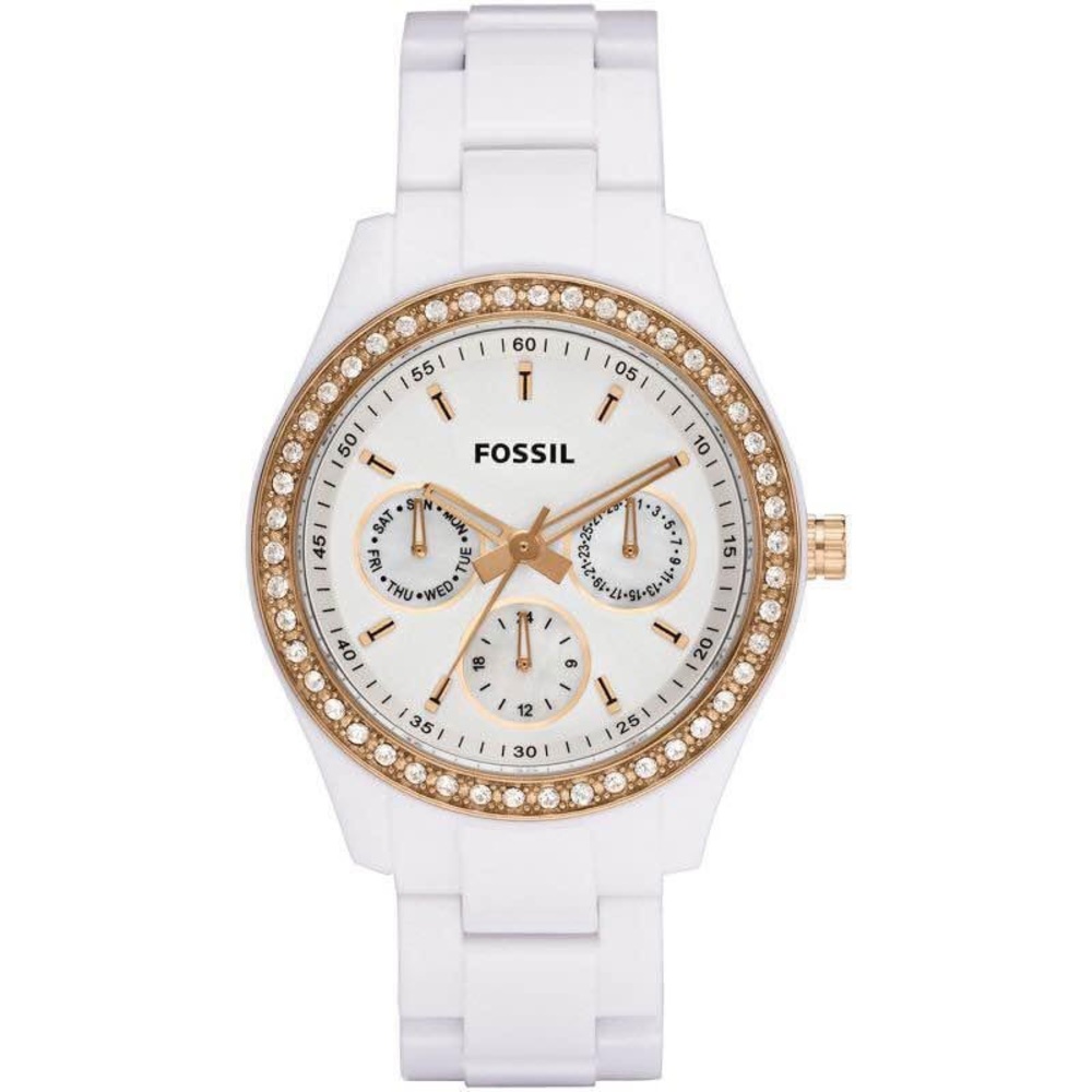 Fossil Stella Quartz Watch (White)